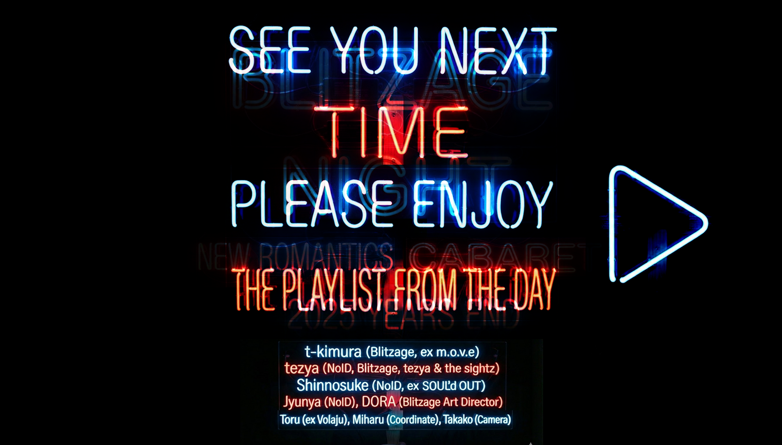 See You Next Time: THE PLAYLIST FROM THE DAY
